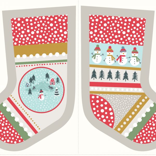 Snow Day Stockings Cream