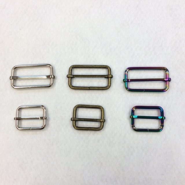 Bag Strap Adjusters with Sliding Bar 3 colours 2 sizes Sewcraft