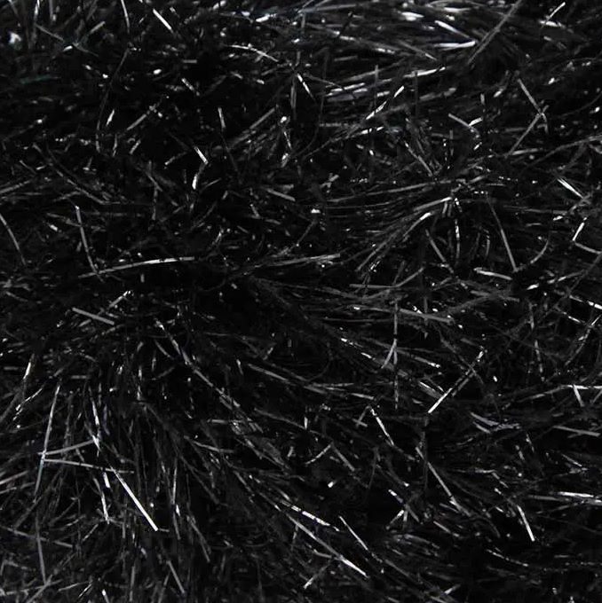 Tinsel Chunky Black
