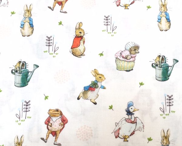 14 Beatrix Potter Peter Rabbit Characters Fabric Applique Iron On ons Set 2 