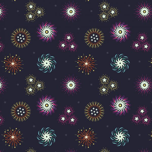SM41.3 Fireworks on Black