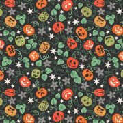 A574.3 Spooky Pumpkins on Black