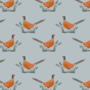 A91.1 Pheasants on Grey