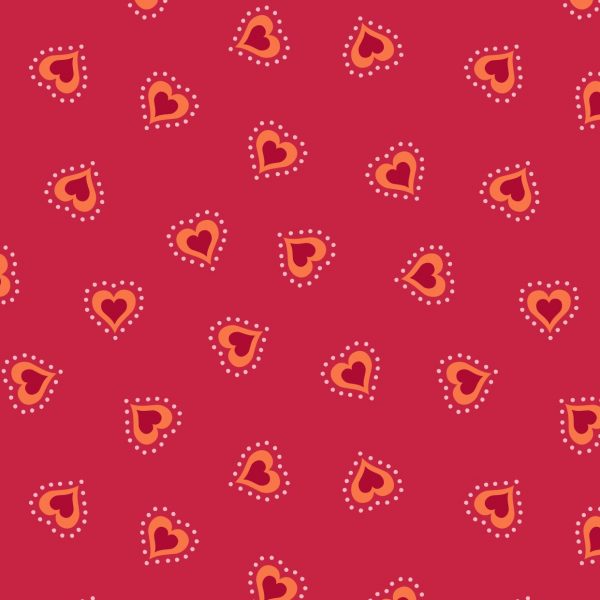 A568.1 Hearts on Red