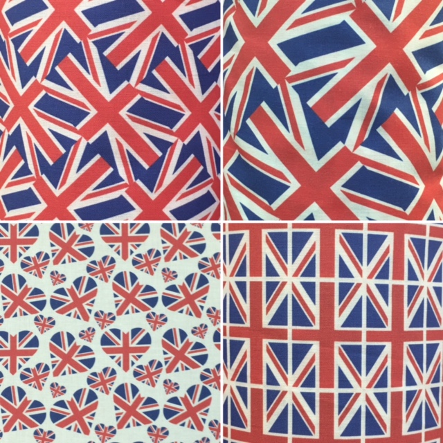 Union Jack Fabrics 4 Prints 60" wide by the half metre