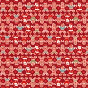 C87.3 Gingerbread People on Red