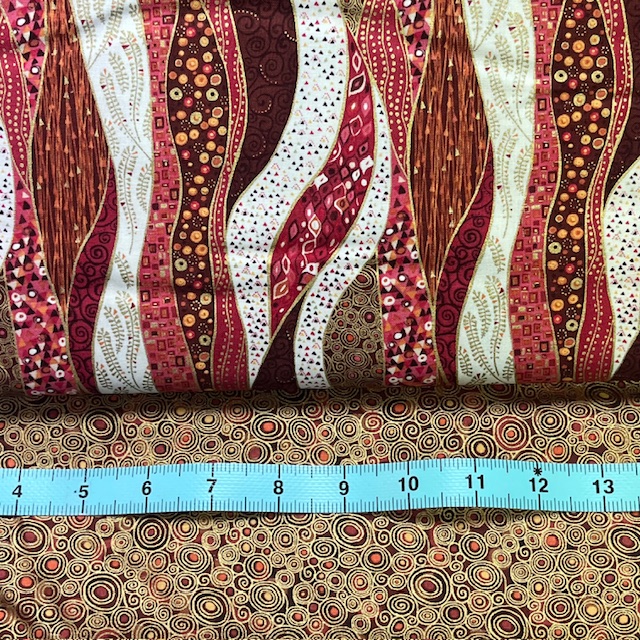 golden scroll and wave