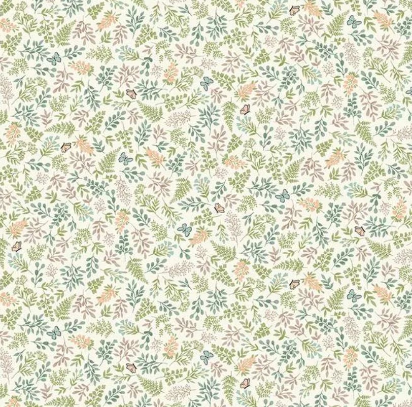 192.Q Foliage on Cream