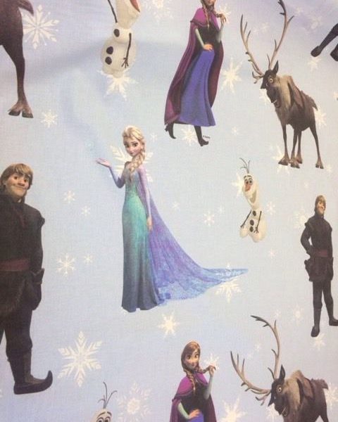 Disneys-Frozen-100-cotton-fabric-by-the-half-metre-253233688381-2