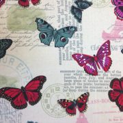 Heavy-Weight-100-Cotton-Butterflies-fabric-by-the-half-metre-263283009571