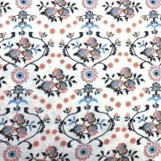 John-Louden-Orange-and-Blue-Floral-60-wide-100-Cotton-by-the-half-metre-263329340391