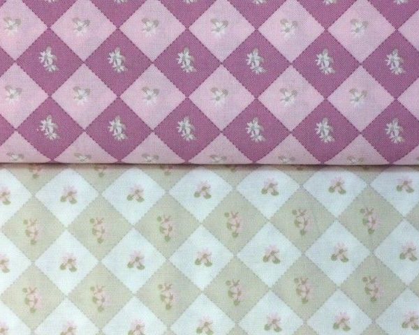 La-Conner-Pink-or-Beige-100-Cotton-fabric-by-the-half-metre-263283009581