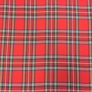 Red-Tartan-60-wide-Poly-Viscose-Fabric-by-the-half-metre-253371075663