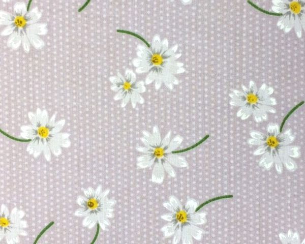 Variation-of-Daisy-Polycotton-Green-Blue-or-Lilac-45quot-wide-fabric-by-the-half-metre-253222375263-7d79