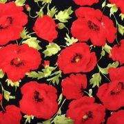 Variation-of-John-Louden-Poppy-Black-or-White-100-Cotton-fabric-by-the-half-metre-253265363083-a378