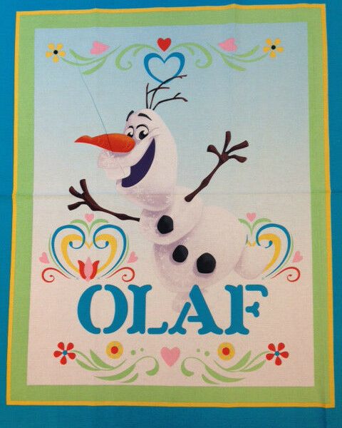 Frozen-Olaf-100-Cotton-fabric-panel-264119585764