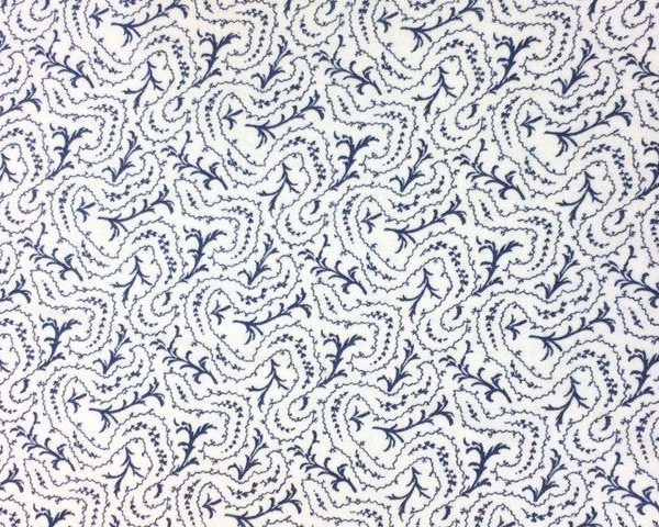 Navy-Fern-Scatter-100-Cotton-fabric-by-the-half-metre-263283009524