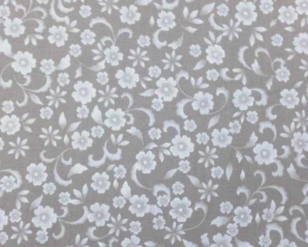 Brown-Vintage-Style-Floral-100-Cotton-fabric-by-the-half-metre-253233688425