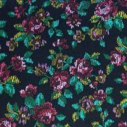 Embroidery-Effect-Roses-100-Cotton-fabric-by-the-half-metre-263287654185
