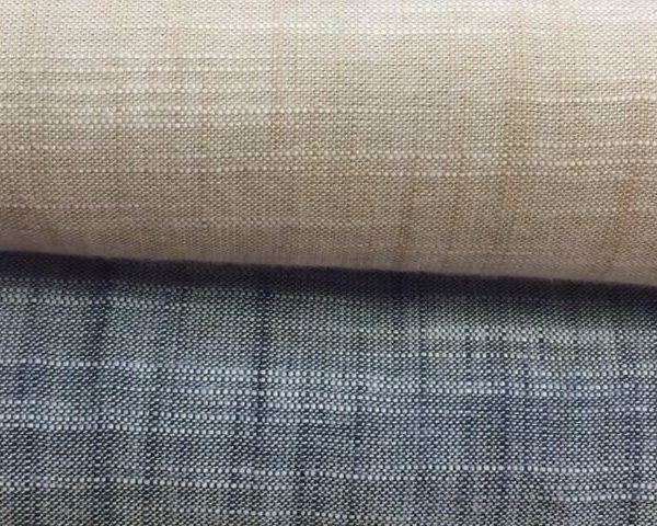 Linen-look-Slubbed-Cotton-Beige-or-Grey-by-the-half-metre-263331143625