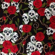 Skull-and-Roses-100-Cotton-by-the-half-metre-264119585745-2