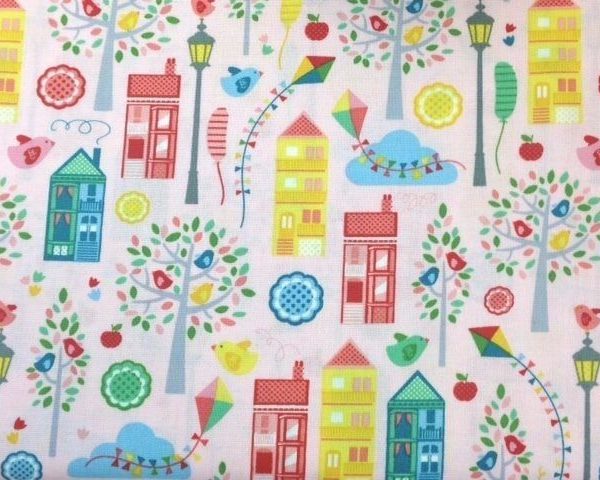 Nutex-Tweet-Street-100-Cotton-fabric-by-the-half-metre-253228815496