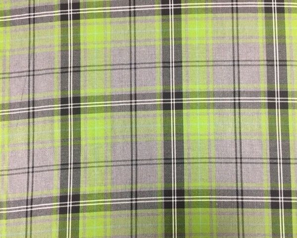 GreyLime-Green-60-wide-Poly-Viscose-Fabric-by-the-half-metre-264119585757