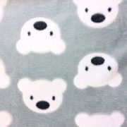 Double-sided-Super-soft-Cuddle-Fleece-Polar-Bears-fabric-by-the-half-metre-253401589959