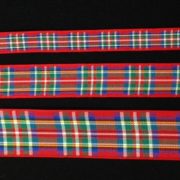 Red-Green-Yellow-and-Blue-Tartan-Ribbon-by-the-metre-263283009579